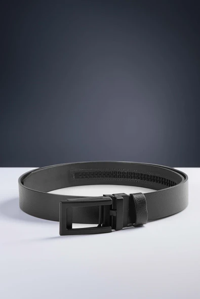 Livize Manda Derisi Otomatik Tokalı Deliksiz Erkek Kemeri- Otomatik Kemer - 6