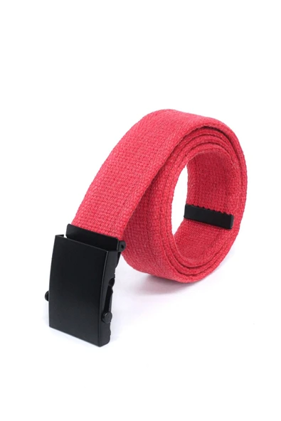 Livize Unisex Siyah Tokalı Kolon Kemeri 4cm Yeşil - 5