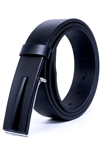 Livize Hakiki Tek Kat Manda Derisi Pimli Erkek Kemeri 3,5cm