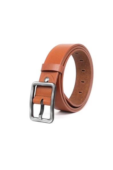 Livize Hakiki Deri Kadın Kemeri 4 Cm Beyaz - 3