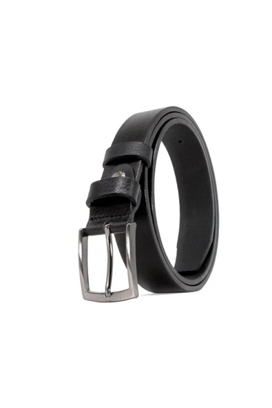 Livize Hakiki Deri Klasik Erkek Kemeri 3cm Beyaz - 5