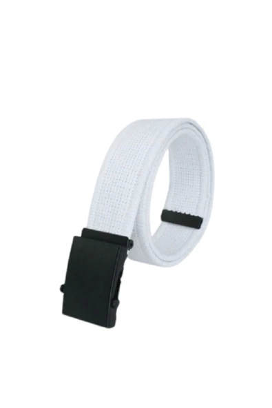 Livize Unisex Siyah Tokalı Kolon Kemeri 4cm Yeşil - 8