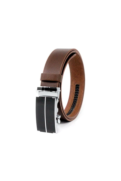 Livize Erkek Kahverengi Klasik Kemeri