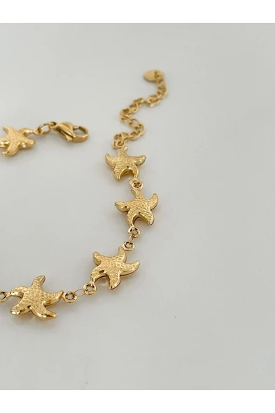 316L Çelik Deniz Yıldızı Bileklik - Resim 4