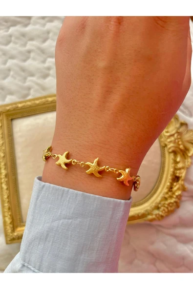 316L Çelik Deniz Yıldızı Bileklik ürün görseli 1