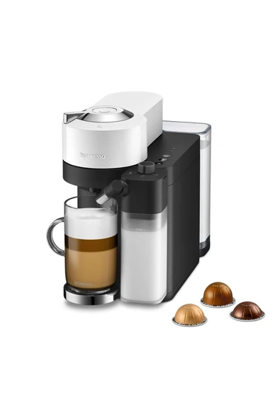 Nespresso Vertuo Lattissima Matte White Kapsül Kahve Makinesi ürün görseli 1