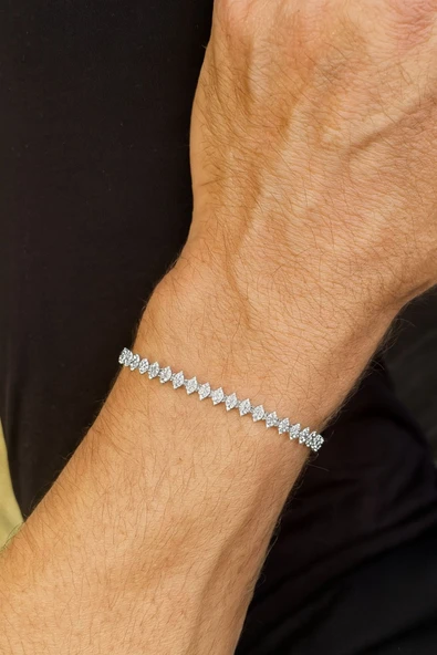 925s | Unisex Markiz Suyolu Bileklik ürün görseli 1