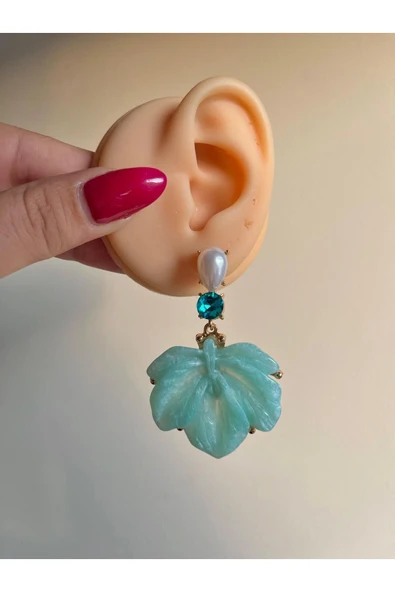 Çınar Yaprağı Küpe ürün görseli 1