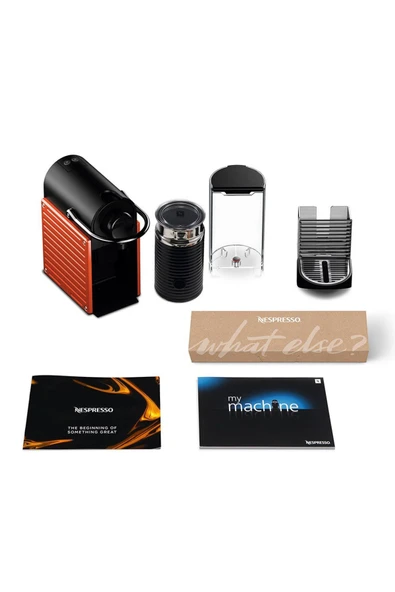 Nespresso C66R Pixie Aeroccino 3 Bundle Kapsüllü Kahve Makinesi - Resim 8