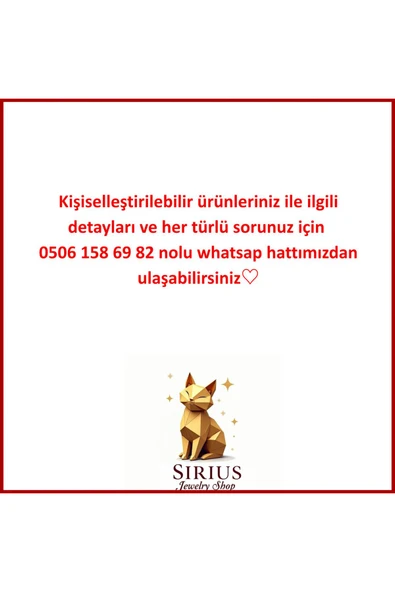 925 Gümüş | İstediğini Yazdır Doğum Taşlı Kolye - Resim 3