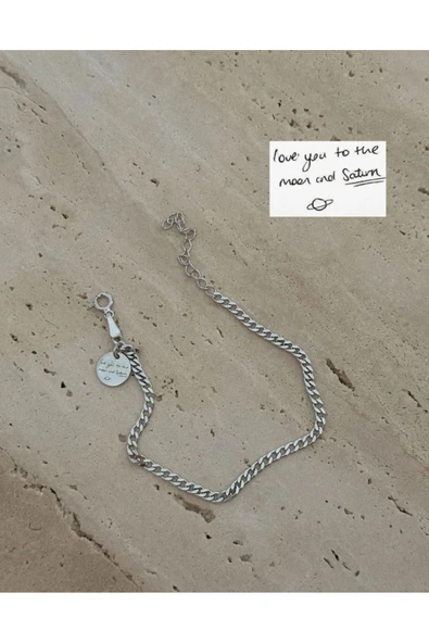 925 Gümüş | Unisex İstediğini Yazdır Bileklik ürün görseli 1