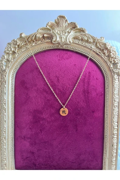 316L Çelik Akrep Burcu Kolye - Resim 3