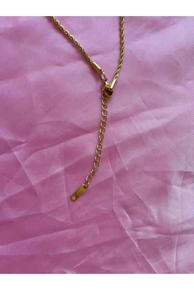 PASLANMAZ ÇELİK ŞANS YONCA KOLYE - Resim 3