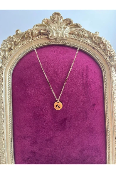 316L Çelik Yay Burcu Kolye - Resim 3