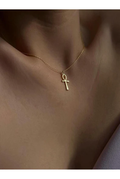 925 Ayar Gümüş Ank Kolye ürün görseli 1