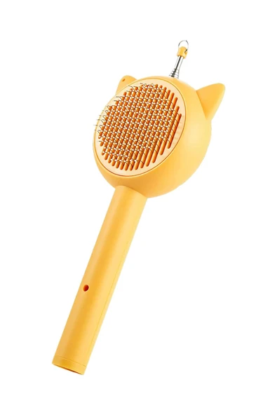 5'i Bir Arada Pratik Otomatik Lüx Temizlenen Tuşlu Evcil Hayvan Fırçası Kedi Köpek Tüy Toplayıcı Tuşlu Pet Tarak - 2