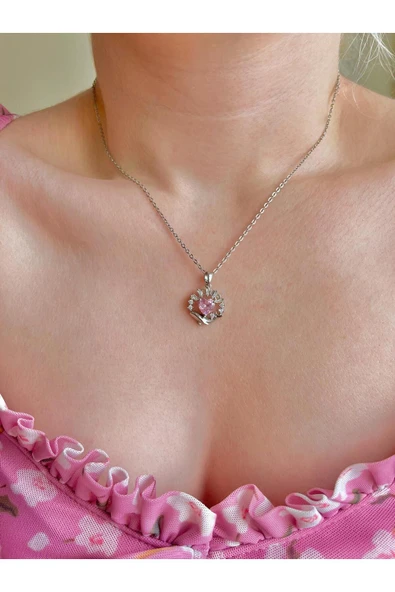 316L Çelik Love Yazılı Çelik Kolye ürün görseli 1