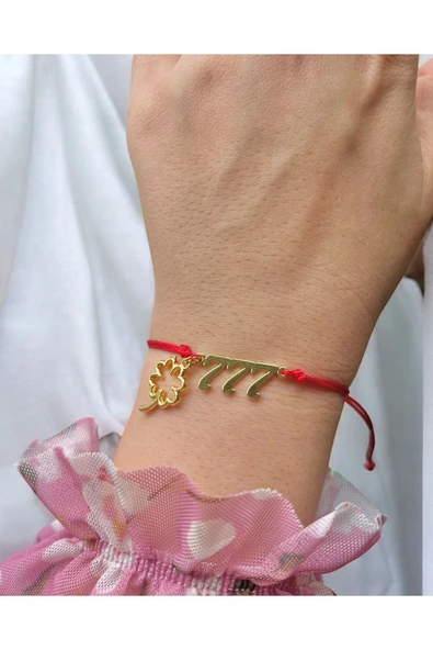 777 Şans , Dilek Charmlı Bileklik ürün görseli 1