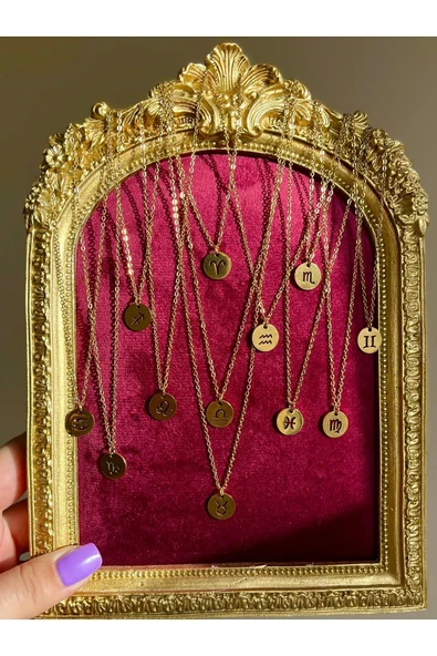 316L Çelik Oğlak Burcu Kolye - Resim 4