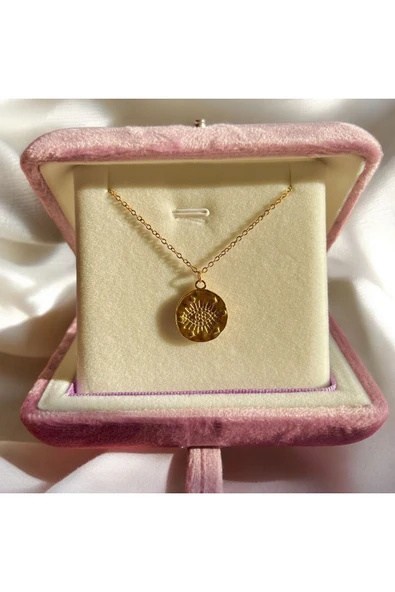 316L Çelik Antik Eyes Kolye - Resim 3