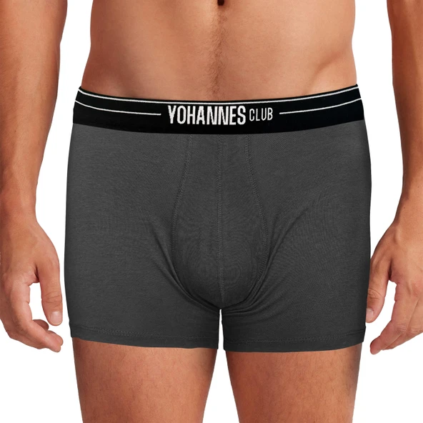 Yohannes Club Erkek Özel Anatomik Pamuklu Boxer, 3'lü Paket - Resim 8