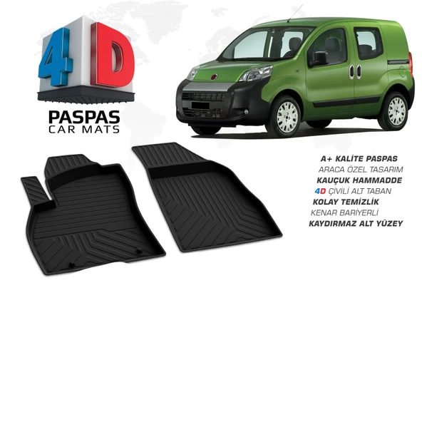 BİPPER ÖN İKİLİ 4D HAVUZLU PASPAS OMSA 2018 2019 2020 2021 ARACA ÖZEL - Resim 2