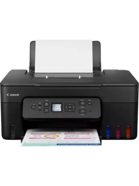 CANON Pixma G3480 Wi-Fi + Tarayıcı + Fotokopi Renkli Çok Fonksiyonlu Tanklı Mürekkep Püskürtmeli Yazıcı - 1