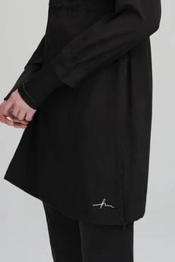 Haşema 2934 Siyah Esila Jileli 4 Parça Tesettür Mayo Takımı - Resim 5