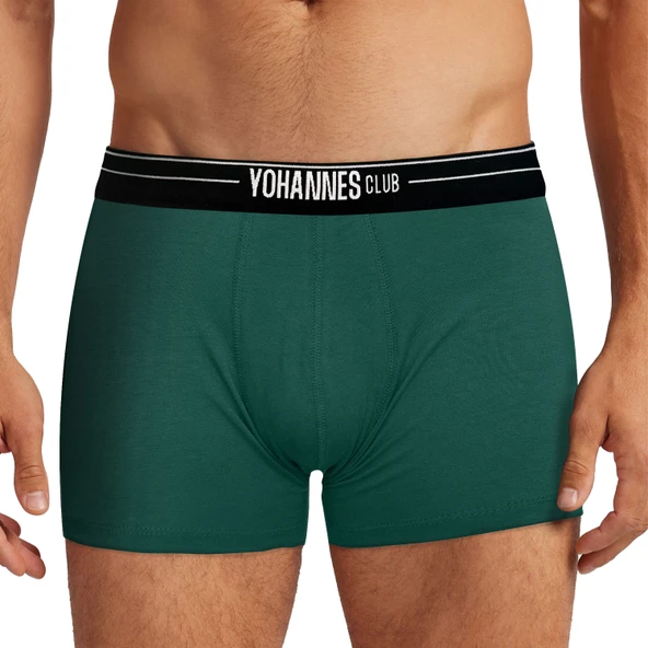 Yohannes Club Erkek Özel Seperatörlü Pamuklu Boxer, 3'lü Paket - Resim 5