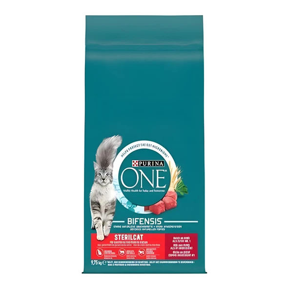 Purina One Sığır Etli Kısırlaştırılmış Kedi Maması 9,75Kg