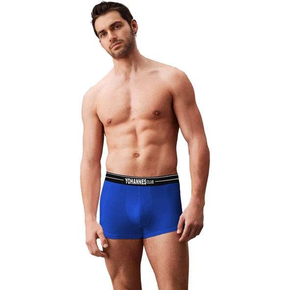 Yohannes Club Erkek Özel Anatomik Pamuklu Boxer, 3'lü Paket - Resim 2