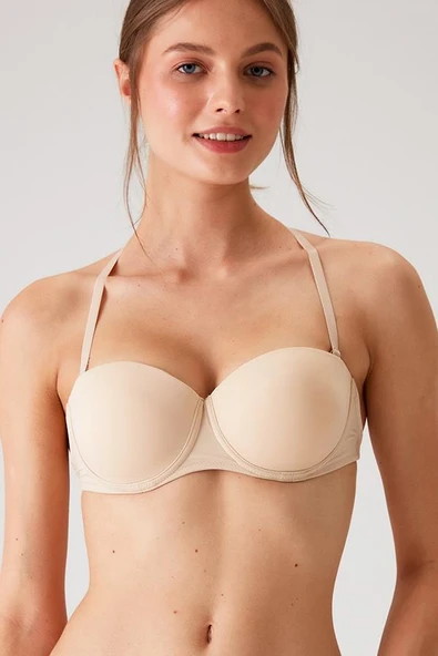 Pierre Cardin 6022 Ten Siena Balenli Dolgusuz Straplez Multi Function Mikro Sütyen Askı Hediyeli - Resim 6