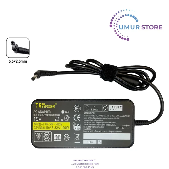 Asus GL752V Notebook Adaptörü ürün görseli