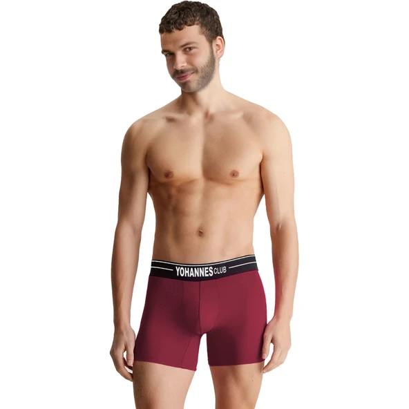 Yohannes Club Erkek Özel Seperatörlü Pamuklu Boxer, 3'lü Paket - Resim 3