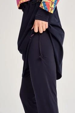 Haşema 3078 Lacivert Anadolu Koleksiyonu Desenli Jileli 5 Parça Tesettür Mayo Takımı - Resim 6