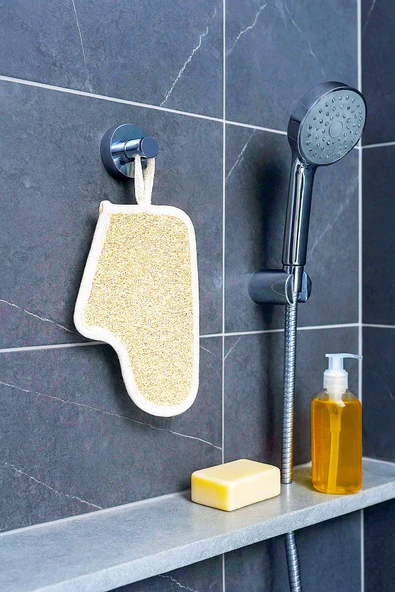 BAMİROSE %100 ORGANİK DOĞAL KABAK EL GEÇME LİF, PEELİNG LİFİ, ANTİ SELÜLİT LİFİ, BANYO HAMAM LİF, - 3