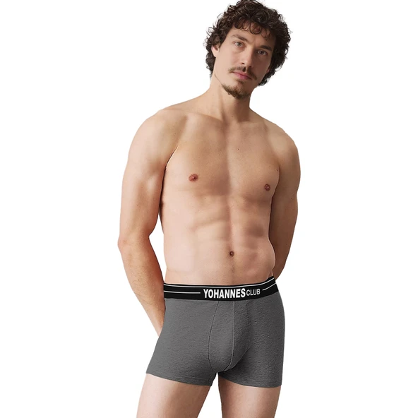Yohannes Club Erkek Özel Seperatörlü Pamuklu Boxer, 3'lü Paket - Resim 7