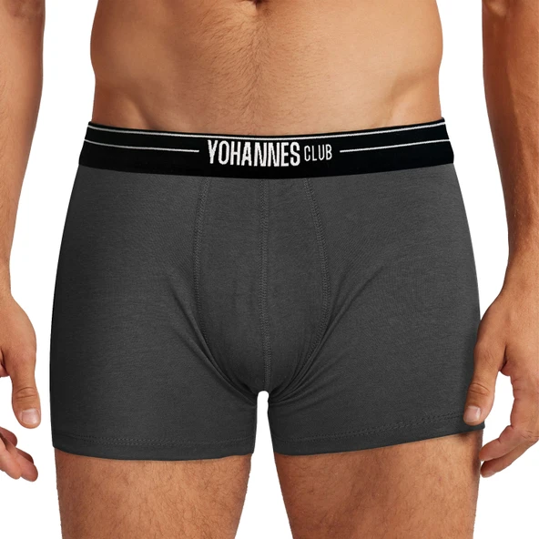 Yohannes Club Erkek Özel Seperatörlü Pamuklu Boxer, 3'lü Paket - Resim 9