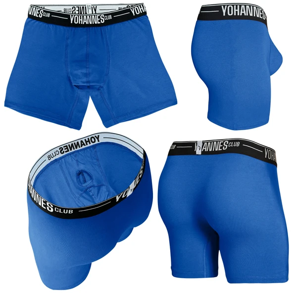 Yohannes Club Erkek Özel Anatomik Pamuklu Boxer, 3'lü Paket - Resim 3
