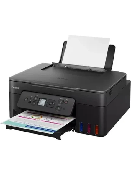 CANON Pixma G3480 Wi-Fi + Tarayıcı + Fotokopi Renkli Çok Fonksiyonlu Tanklı Mürekkep Püskürtmeli Yazıcı - 6