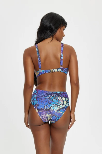 B11028 Telli Toparlayıcı Bikini Takımı MOR - Resim 3