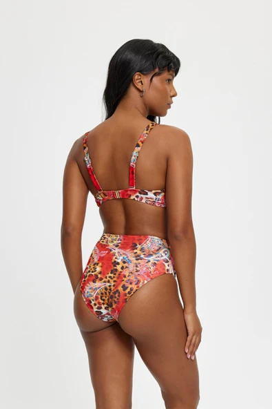 B11036 Geniş Üçgen Toparlayıcı Bk Tk Kırmızı - Resim 3