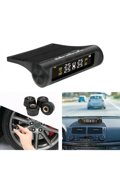 Autoware Solar Lastik Basınç Göstergesi Güneş Enerjili - 3