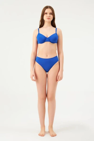 Eros Balenli Toparlayıcı Tek Üst Bikini 827 SAKS - Resim 4