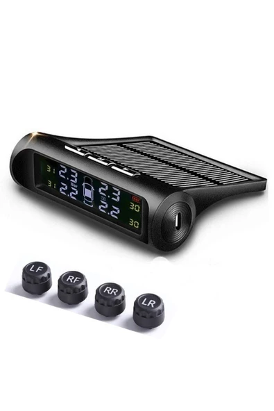 Autoware Solar Lastik Basınç Göstergesi Güneş Enerjili - 4