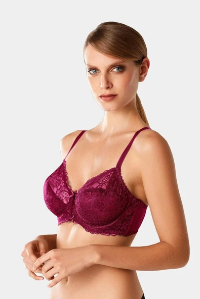 Pierre Cardin Garland Balenli Toparlayıcı Sütyen BORDO ürün görseli 1
