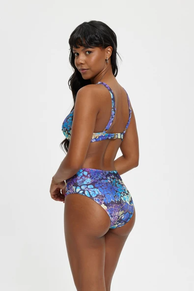 B11028 Telli Toparlayıcı Bikini Takımı MOR - Resim 2