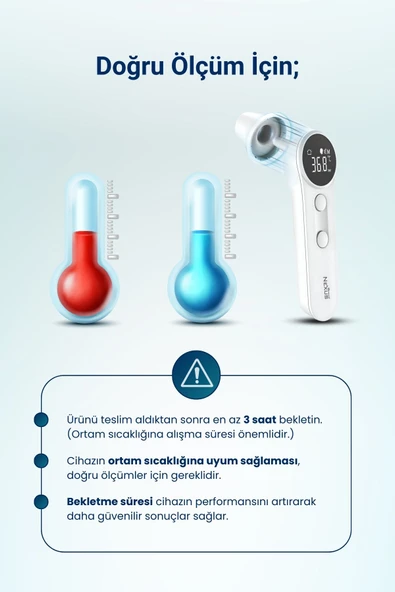 Direct Nexus Yetişkinler Ve Çocuklar İçin Dual Kulaktan Alından Ateş Ölçer - 2