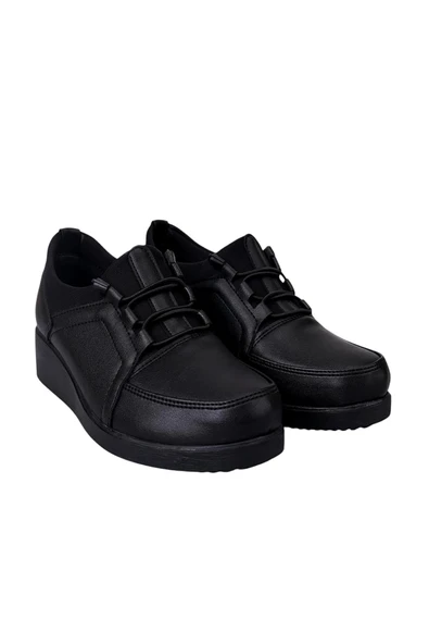 Celira Siyah Günlük Rahat Taban Anne Ayakkabı HS00321 - Resim 2