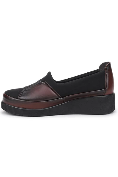 Celira Bordo Günlük Rahat Taban Anne Ayakkabı HS00320 - 2